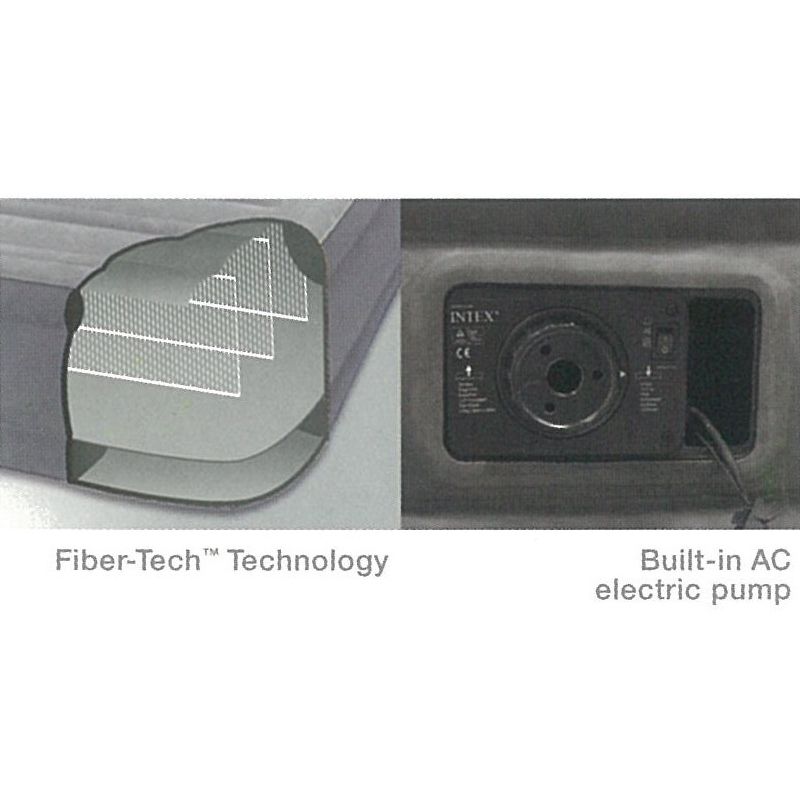 INTEX インテックス ミッドライズエアーベッド ACポンプ付 シングル