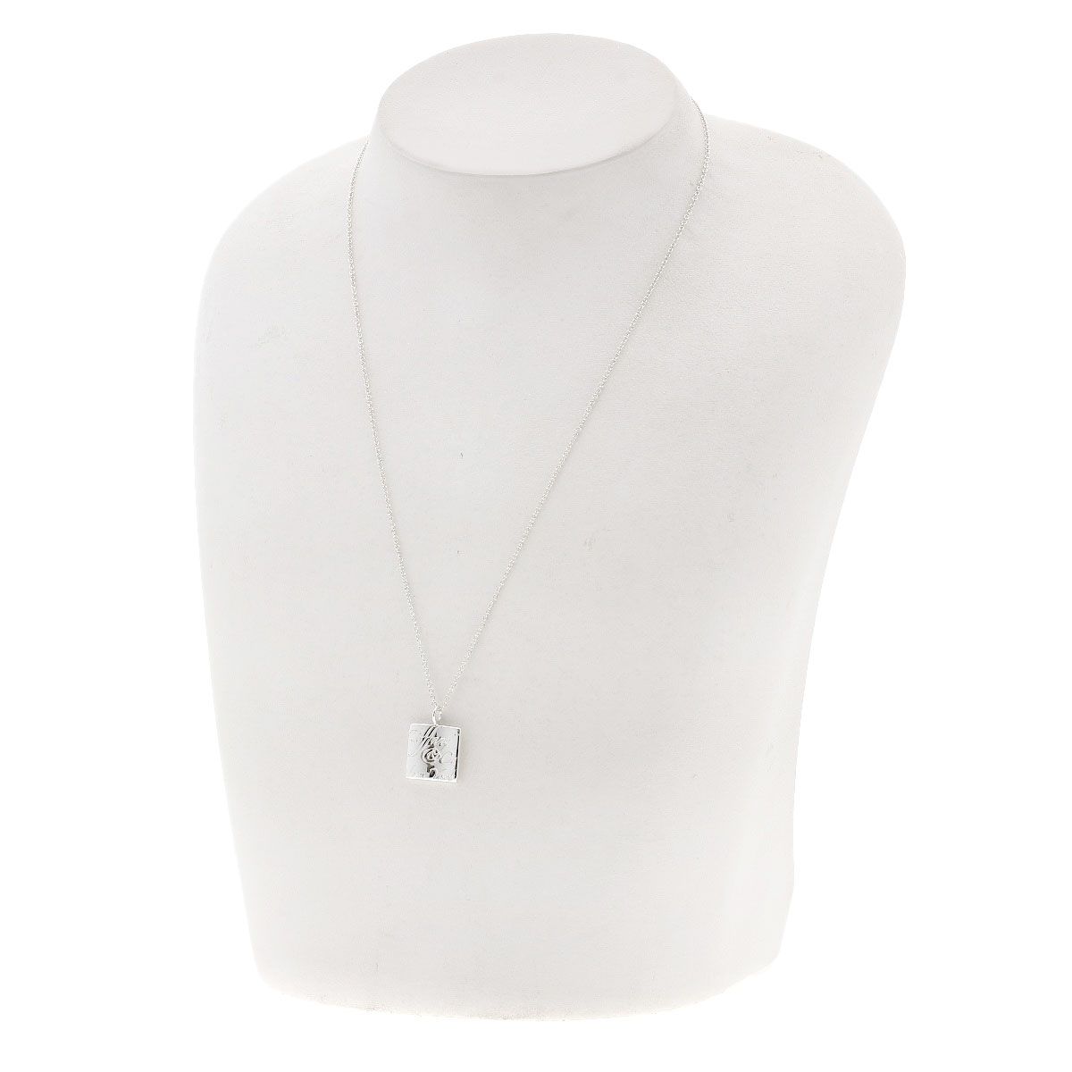TIFFANY&Co. ティファニー ノーツ スクエア ネックレス SV レディース