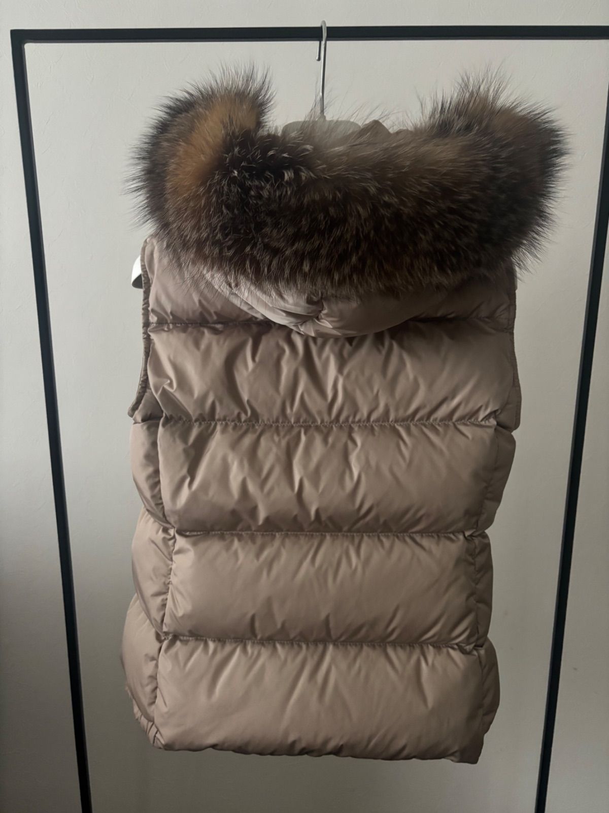 モンクレール☆GALLINULE☆ガリヌール☆ベージュ0☆最高級ファー☆美品