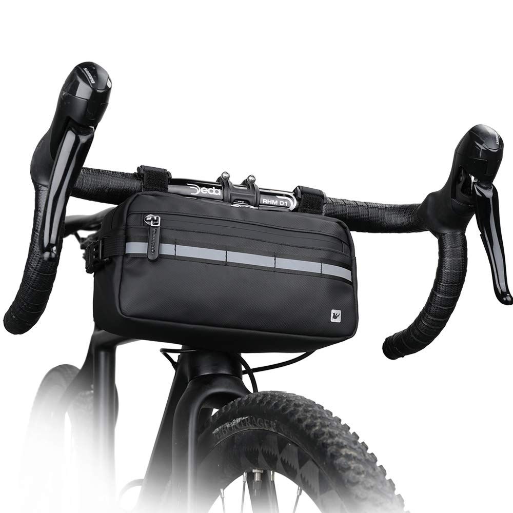 【人気商品】自転車バスケット 自転車フロントバッグ 防水自転車ハンドルバーバッグ ショルダーバッグ 自転車バッグ ウエストバッグ スポーツ自転車用 Rhinowalk プロフェッショナルサイク
