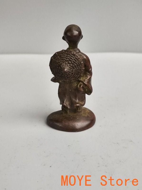 仏教美術 仏像 小仏像 行者和尚 小坊主 置物 銅製 銅器 - メルカリ