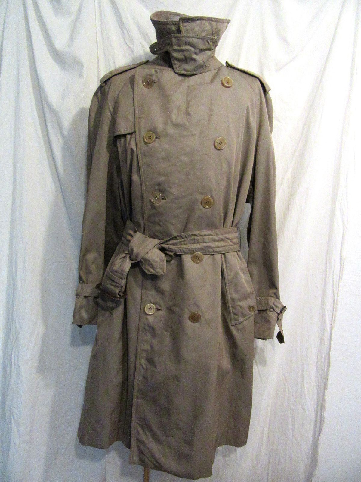 1960s aquascutum トレンチコート 赤文字 1960's Vintage British