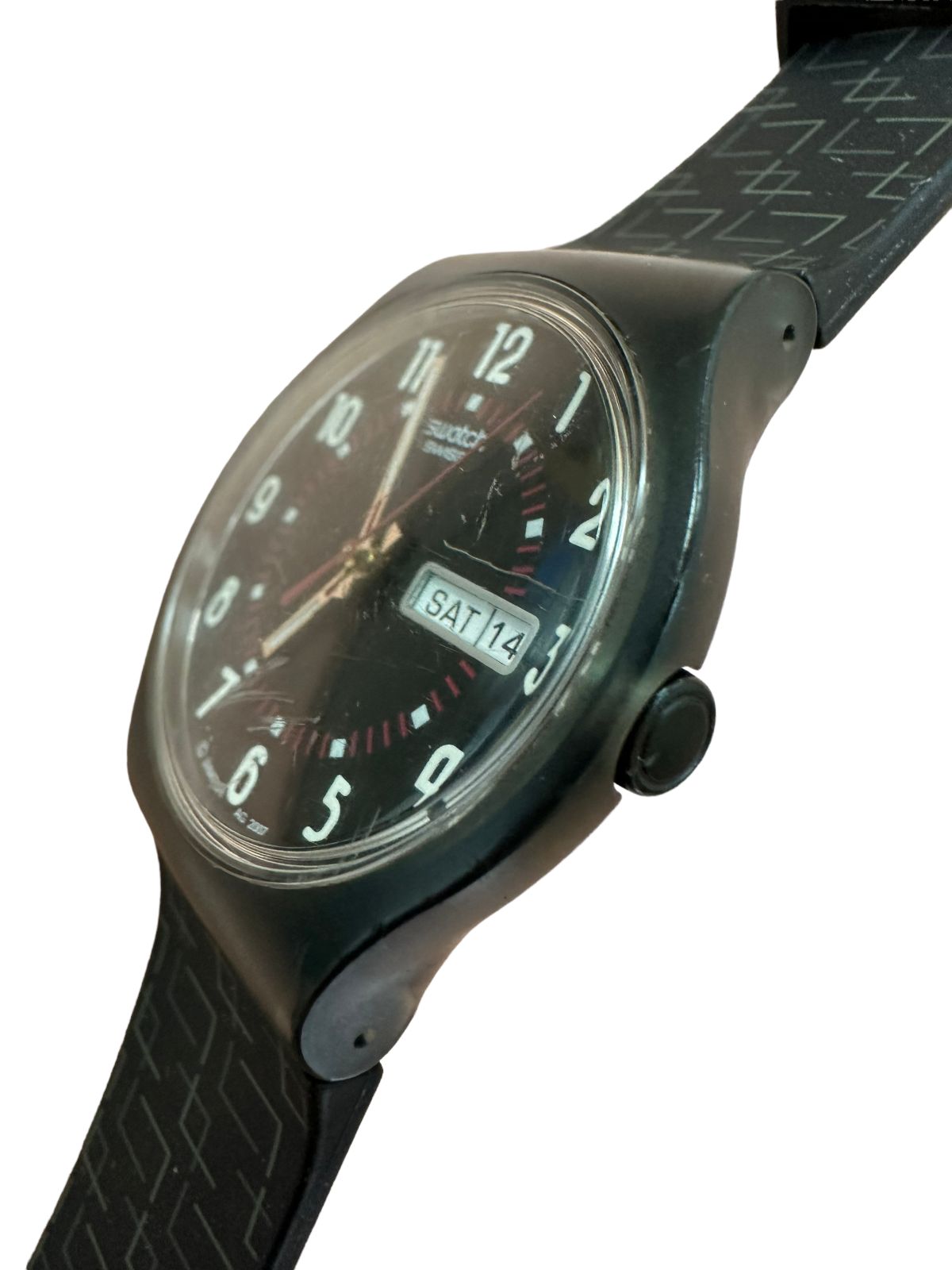 電池交換 美品】 SWATCH LIVING SWISS SUJM704 - メルカリ