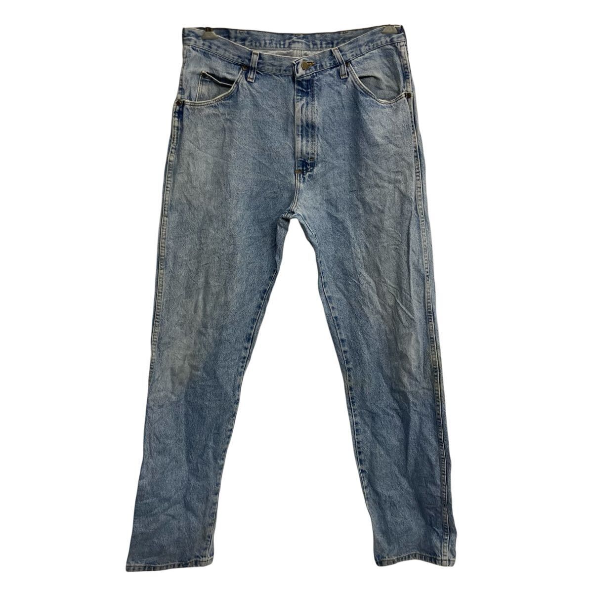 Wrangler デニムパンツ W36 ブルー ラングラー ジップアップ ジーンズ 