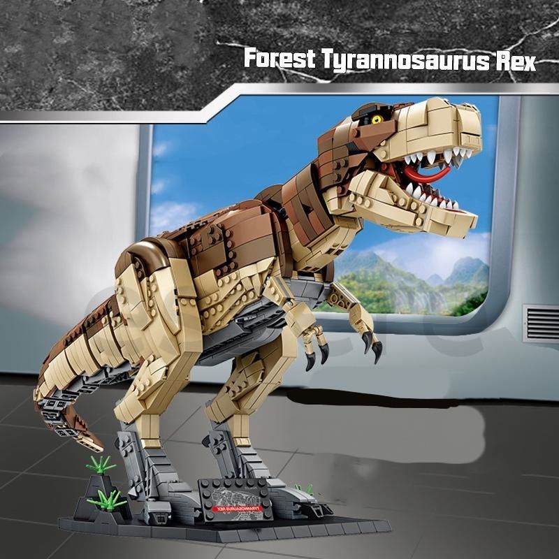 ブロック ティラノサウルス レックス 暴竜 おもちゃ 知育玩具 モデル 子供用 玩具 組み立て