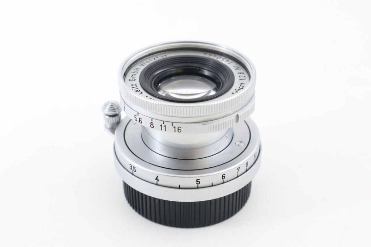 Leica ライカ Elmar Leitz GmbH Wetzlar 5cm 50mm F/2.8 シルバー MF