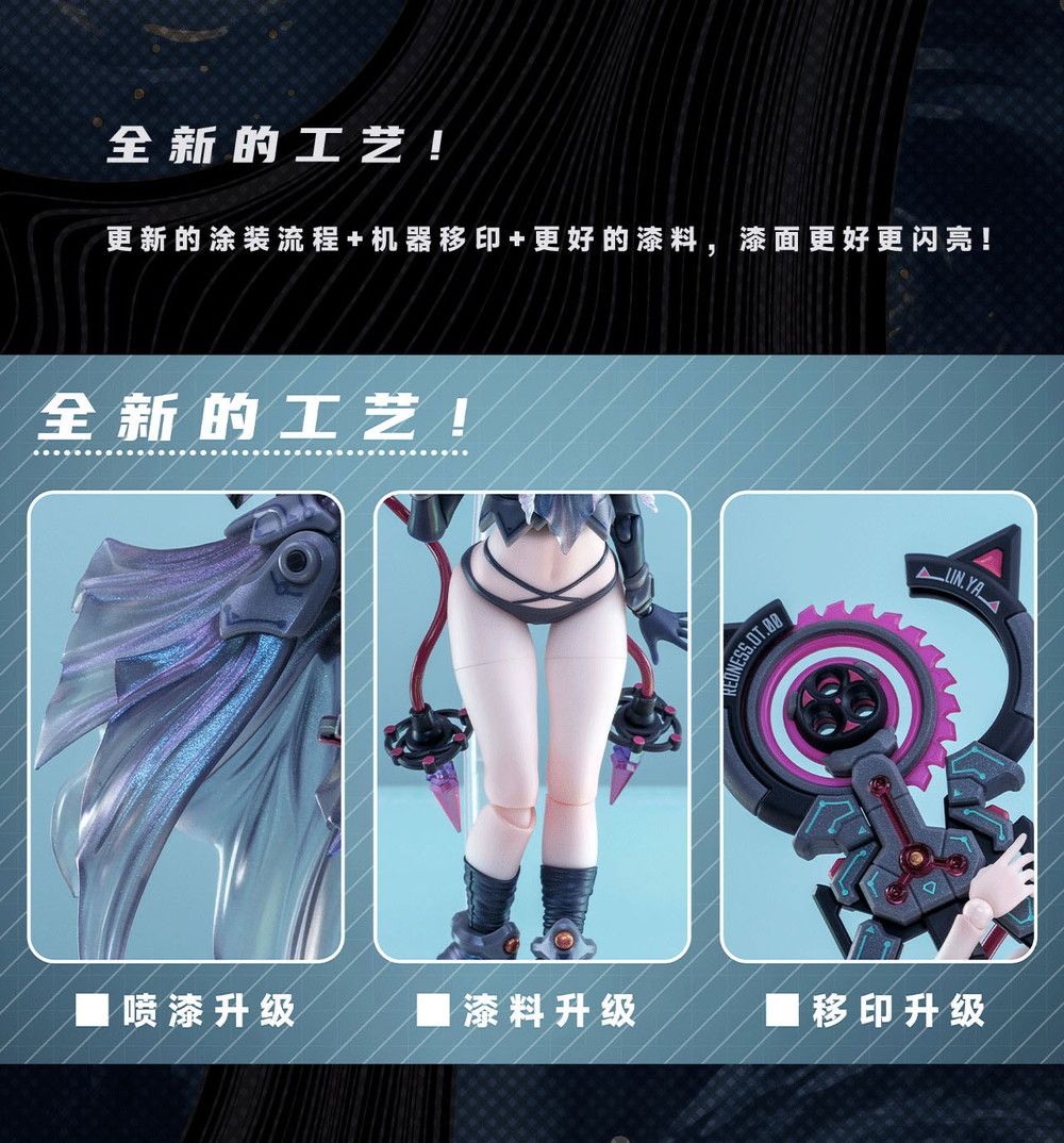 原初の魔女 林鴉(リンヤー) Part1 武装Ver. 1/12 完成品 可動フィギュア 次元具象(EXSSRION) 次元具象（EXSSRION） 原初の魔女 林鴉（リンヤー） 1/12スケール可動
