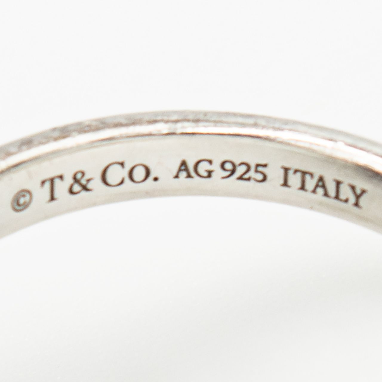 ティファニー ジーグフェルド オニキス デイジー リング 9号 シルバー