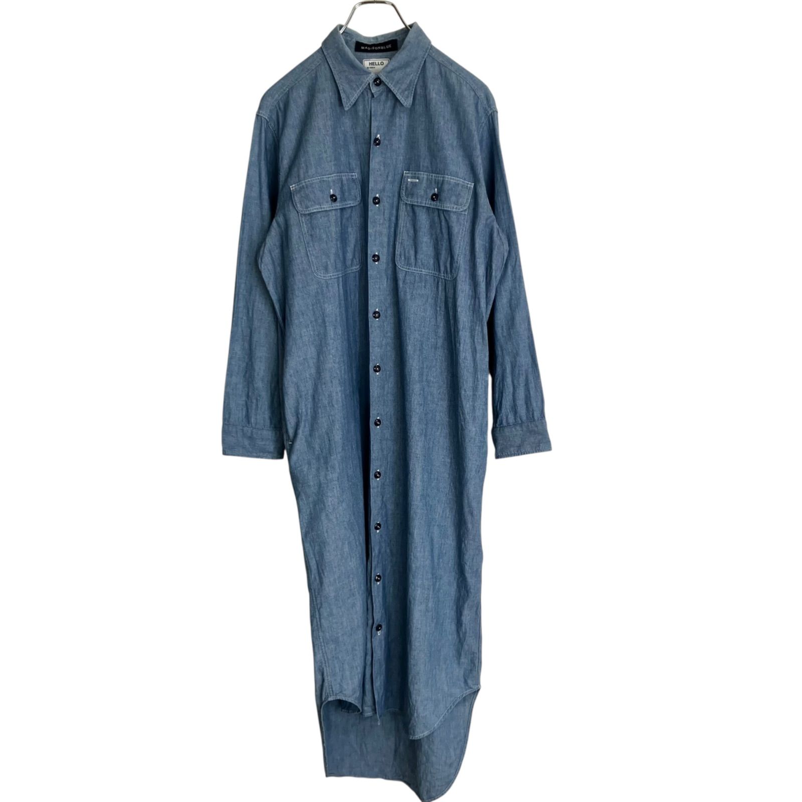 【新品】Madison blue 長袖 シャツワンピース　白 サイズ:01 新品】Madison blue 長袖 シャツワンピース 白 サイズ:01 楽天市場