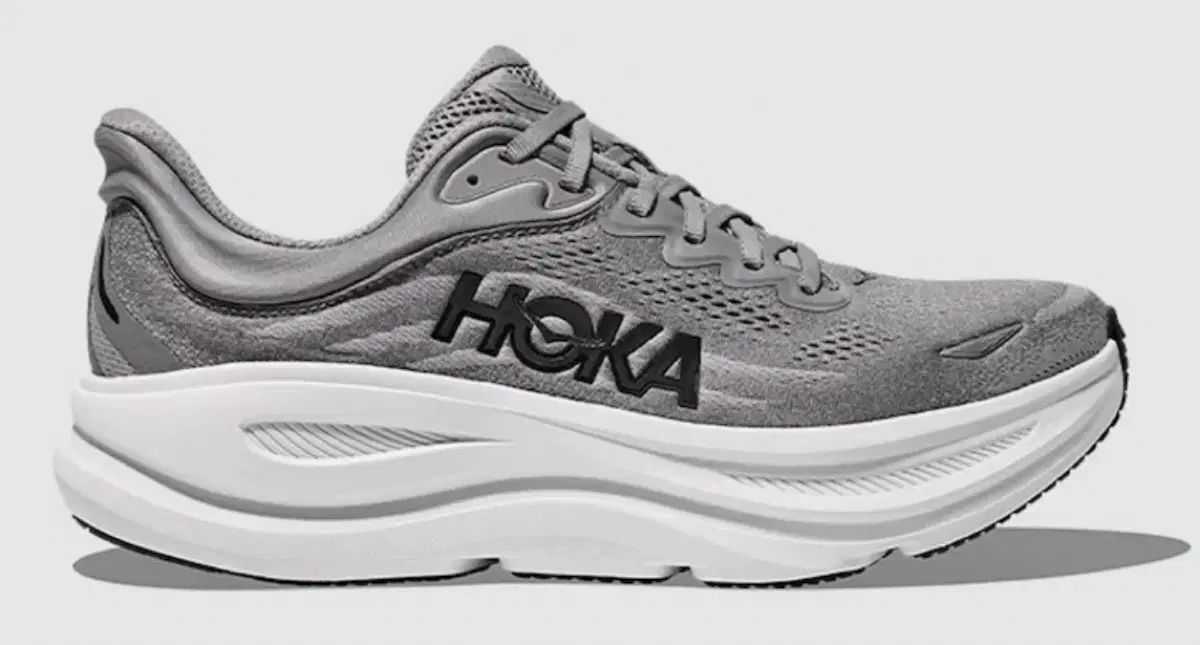 HOKA ONE ONE ホカオネオネ ボンダイ 9 ワイド グレー 260
