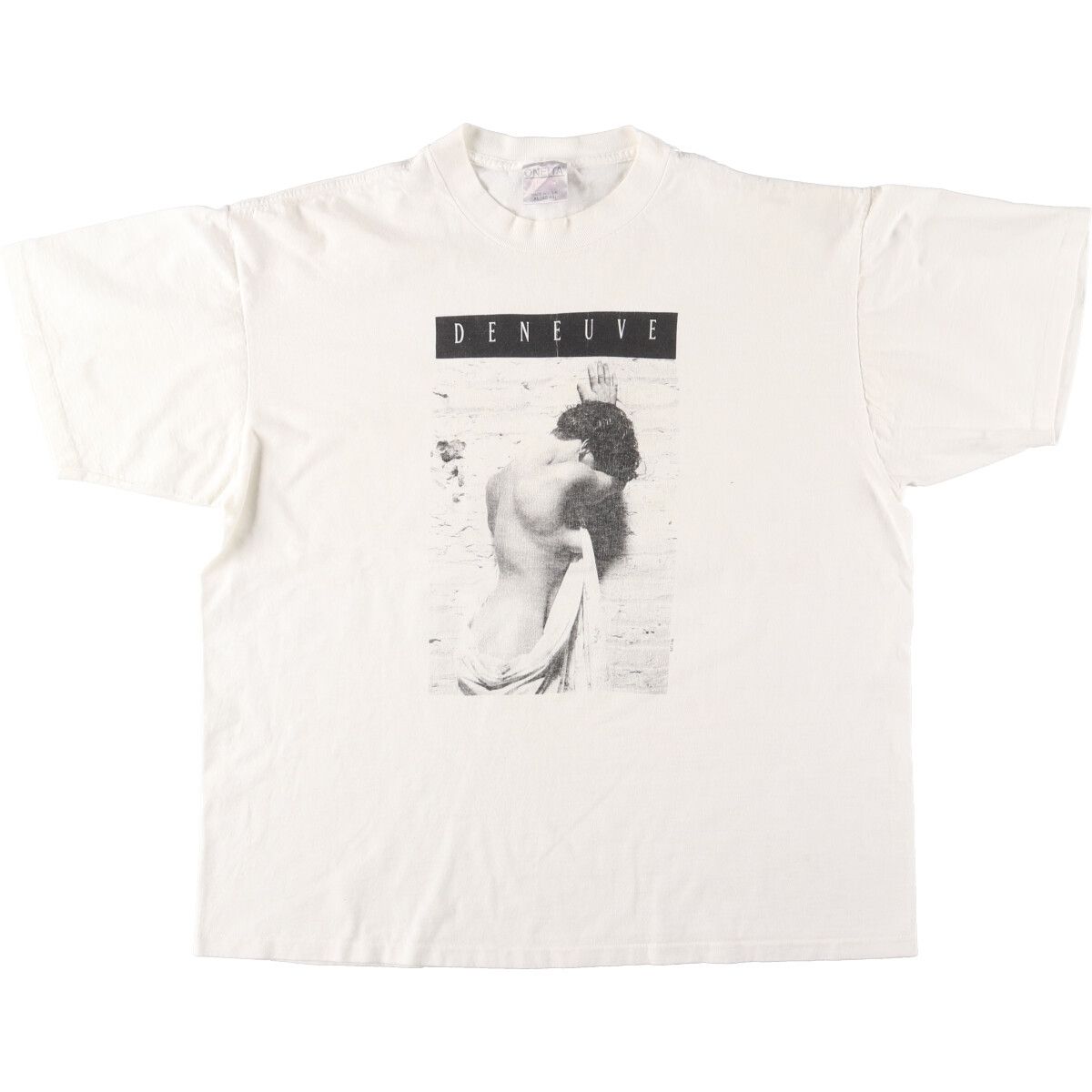 古着 90年代 オニータ ONEITA CATHERINE DENEUVE カトリーヌ ドヌーヴ 半袖 プリントTシャツ USA製 メンズXL ヴィンテージ/eaa425797
