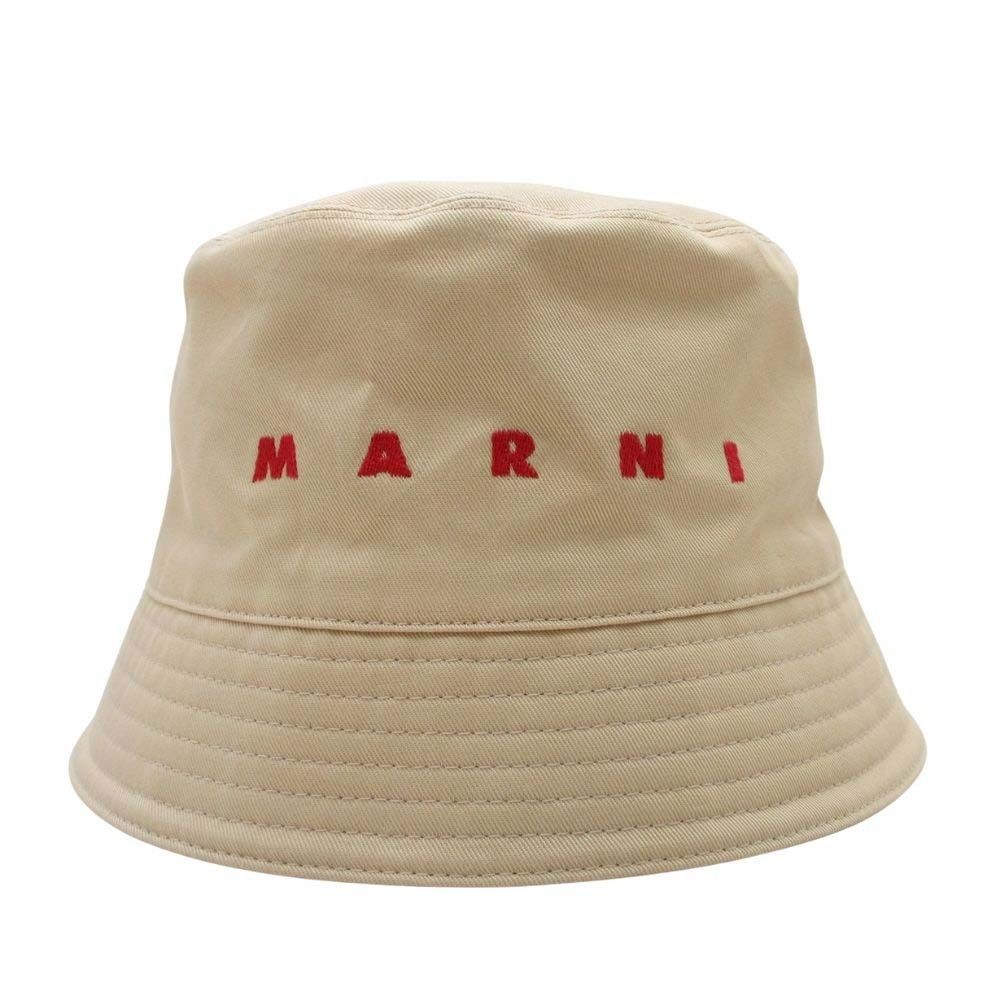 良品 24ss MARNI マルニ オーガニックコットン ギャバジン バケット  