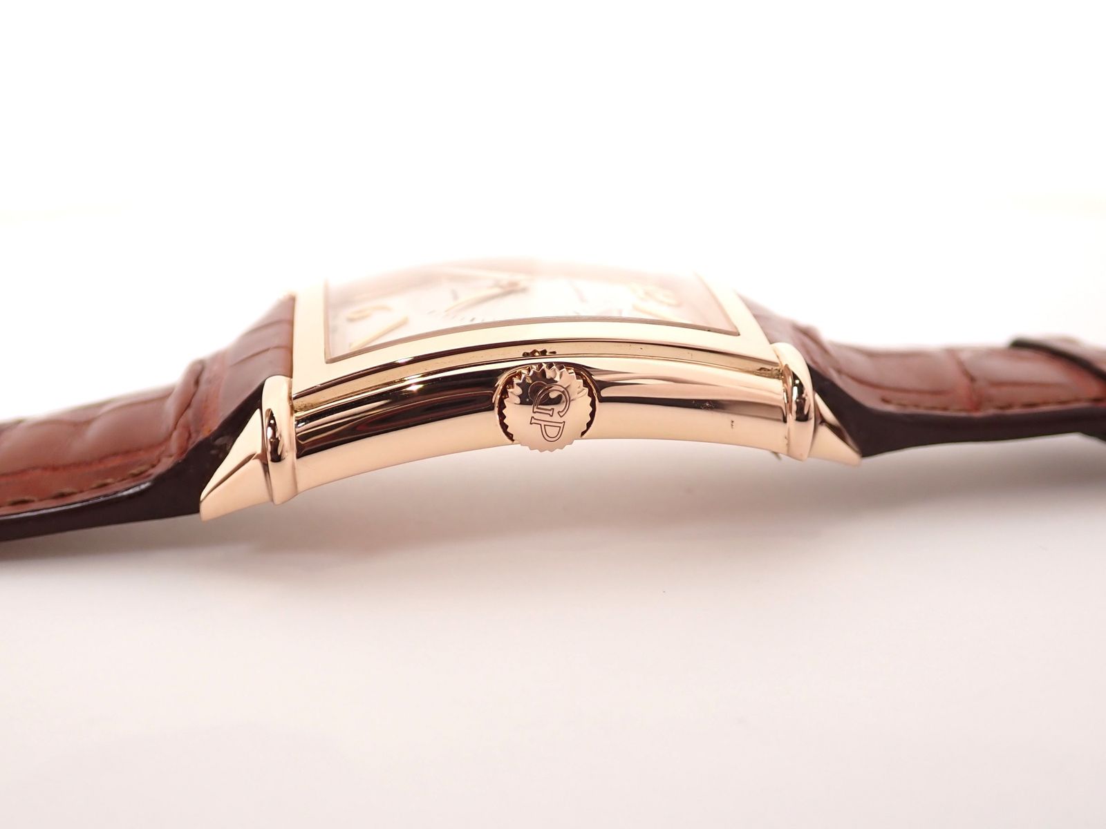 新仕上げ済 GIRARD PERREGAUX(ジラール・ペルゴ) ウォッチ ヴィンテージ1945 25835-35-161-0 自動巻き 腕時計 シルバー AT PG/革