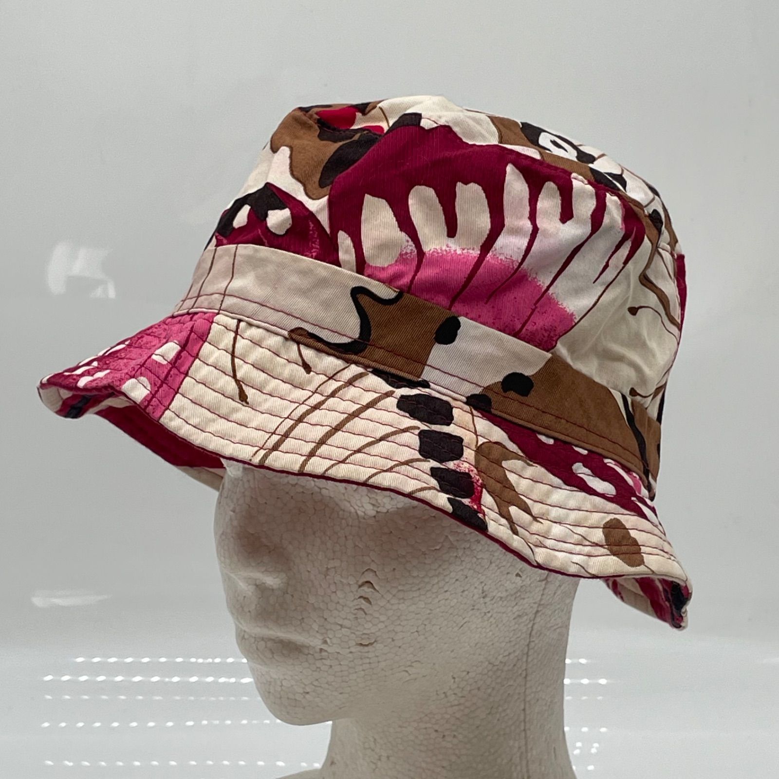 KO3127□ETRO エトロ バケットハット Mサイズ レア 総柄 イタリア製 