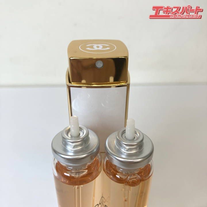  CHANEL シャネル ココ マドモアゼル オードゥ パルファム ツィスト＆スプレイ 20 ml×3 本体 リフィル 外 き 香水(女性用) 香水