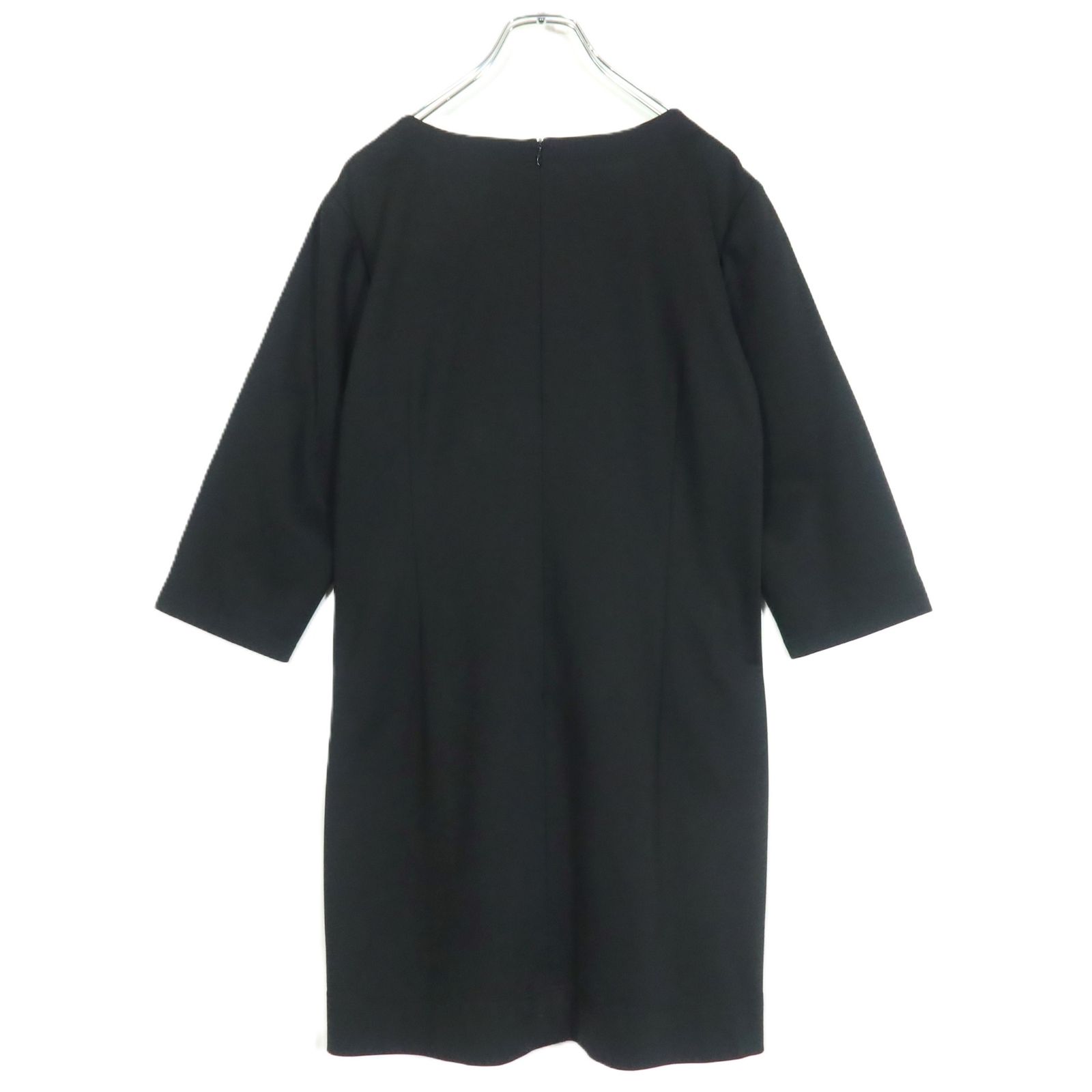 美品】レリアン☆ワンピース 大きいサイズ13＋ 黒系 大人上品な