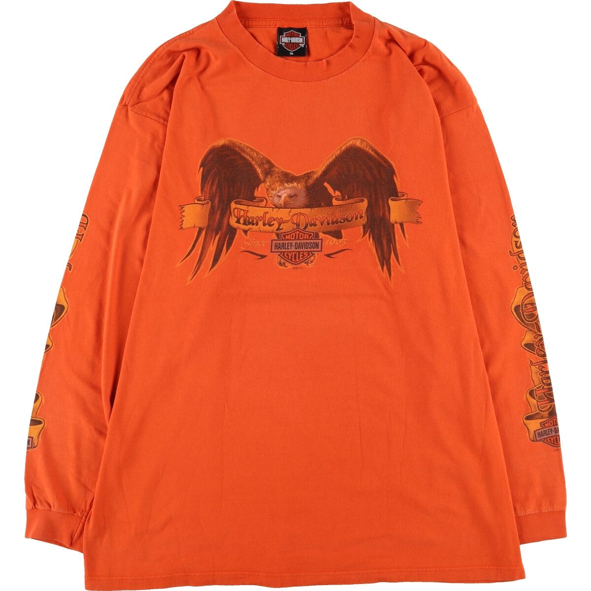 Harley-Davidson HAWAII 古着 ハーレー イーグルXL Rare Harley-Davidson Eagle Rainbow T-Shirt Kauai Hawaii