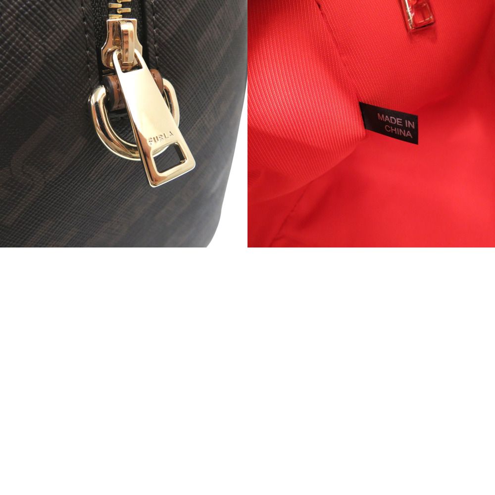 新品同様 フルラ 2WAY Varsity Stayle ヴァーシティ ハンドバッグ  