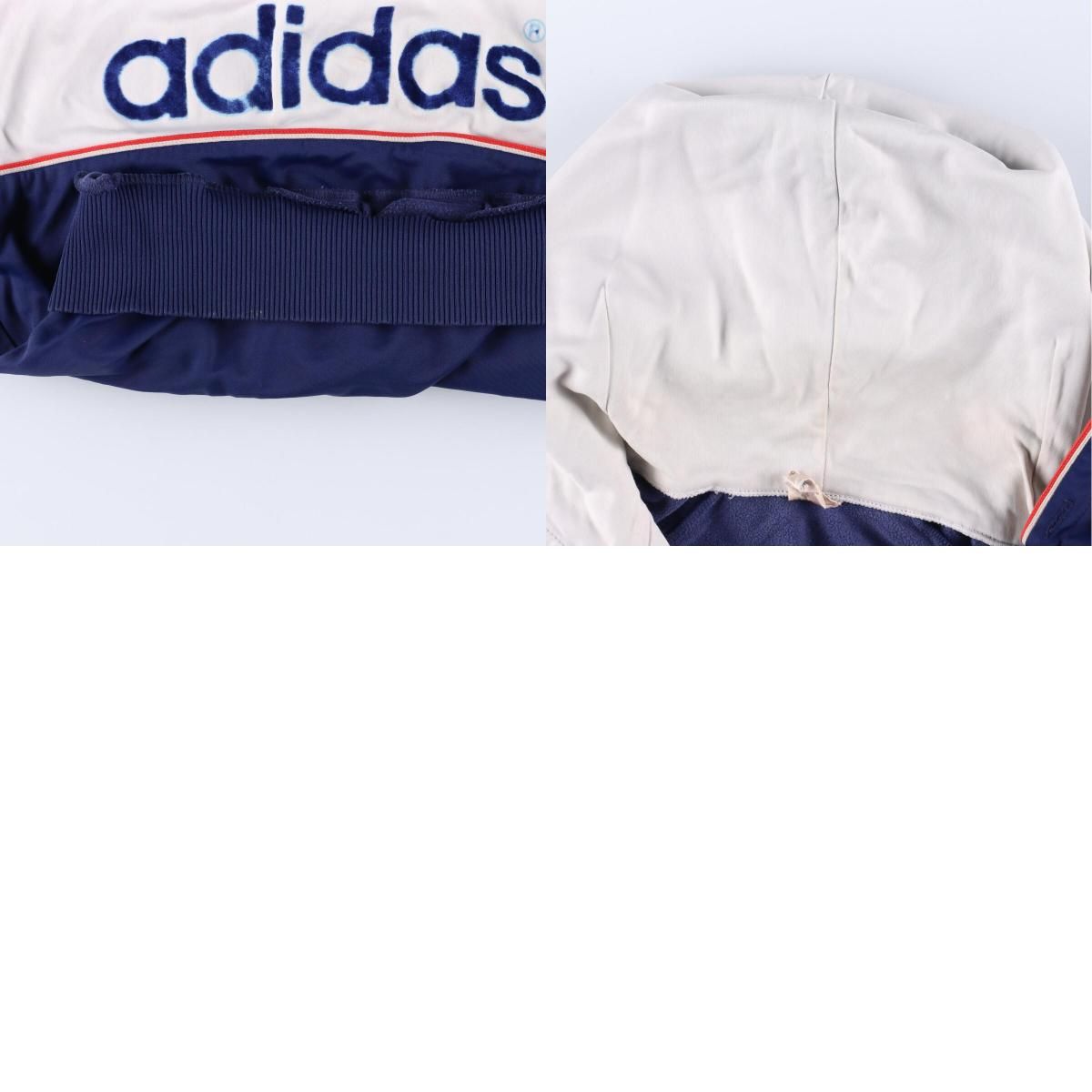 古着 80年代 アディダス adidas ジャージプルオーバーパーカー メンズM