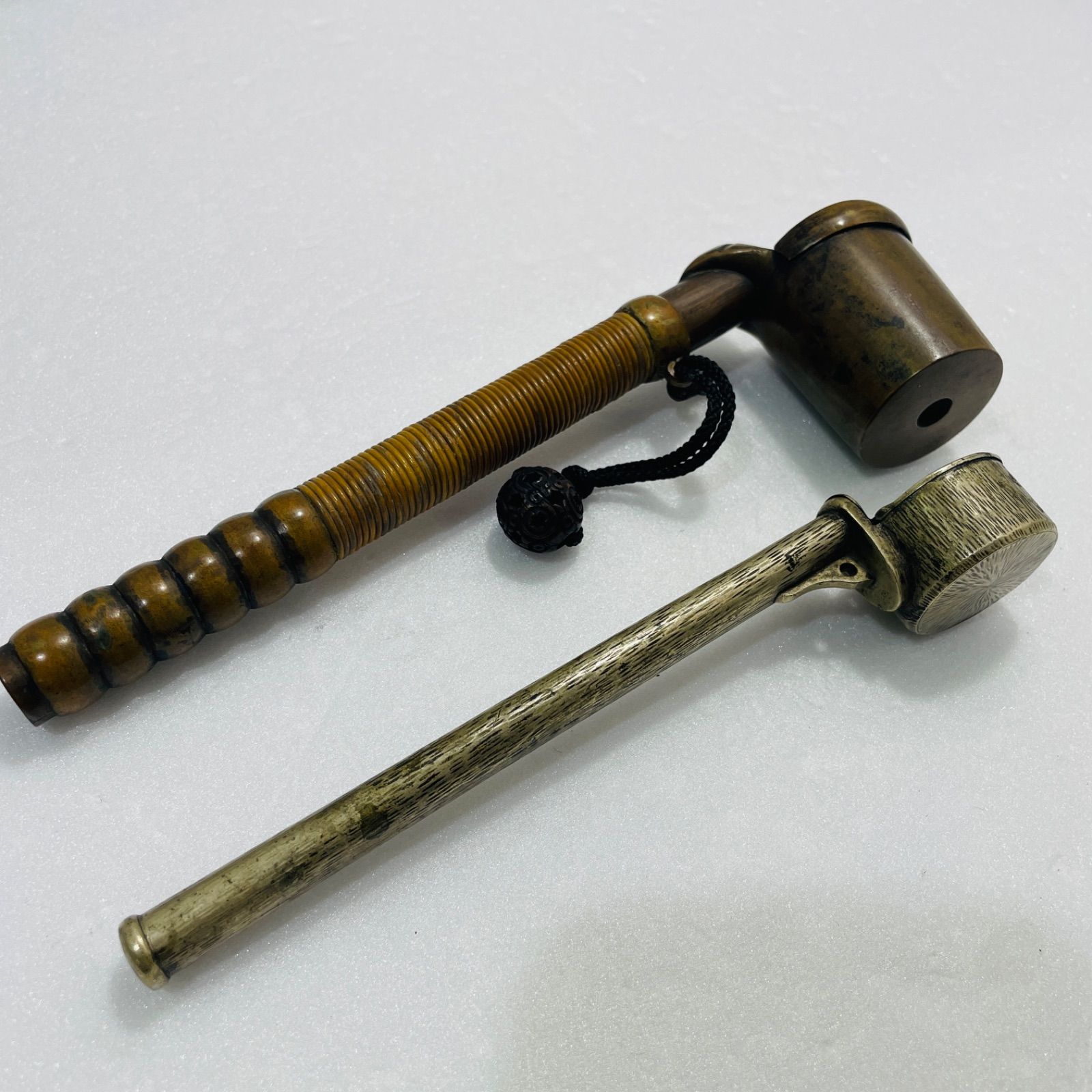 2本セット 矢立（やたて） 携帯用筆入 アンティーク 骨董品