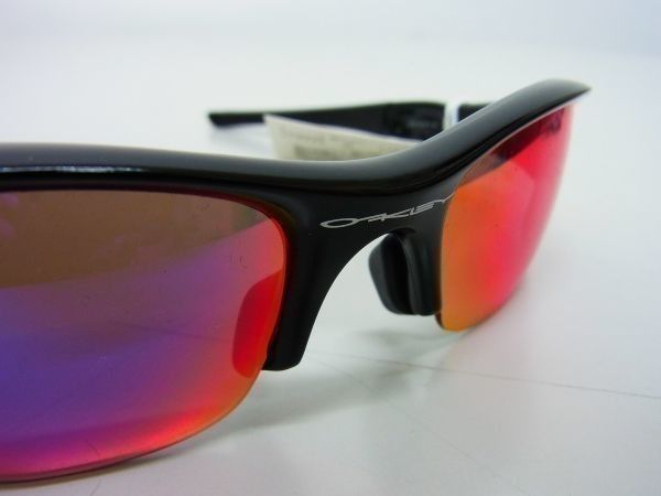 正規☆OAKLEY オークリー☆FLAK JACKET フラックジャケット サングラス【OO9112-6314】赤レッドイリジウム黒ブラック【本物保証】ミラリジャパン  - メルカリ