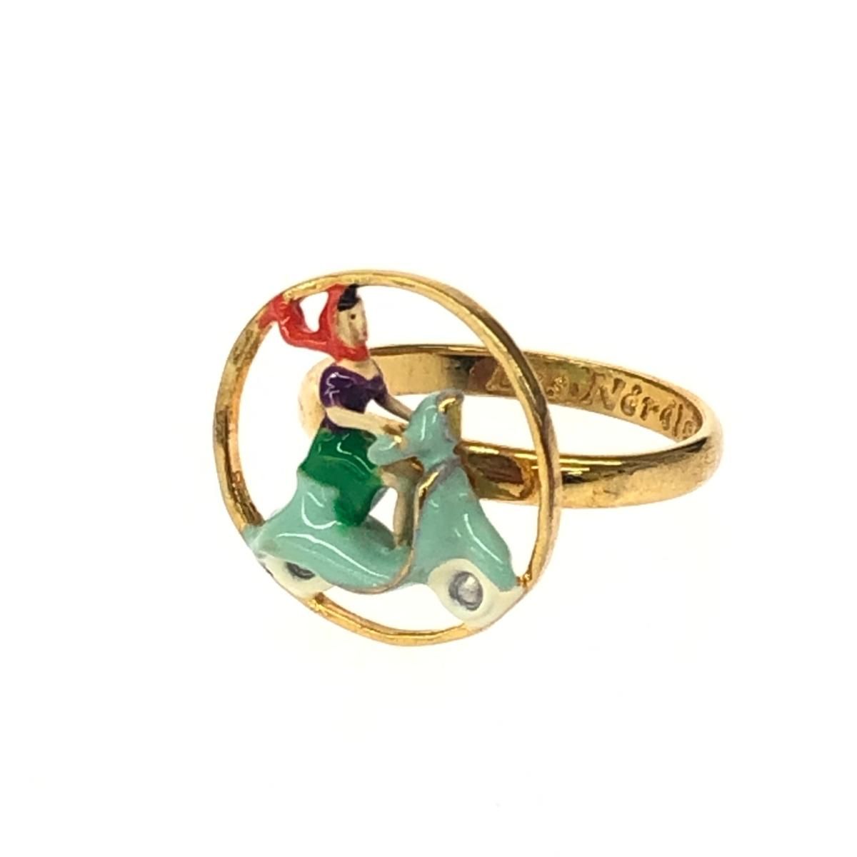 Les Nereides レネレイド リング スクーター ゴールドカラー