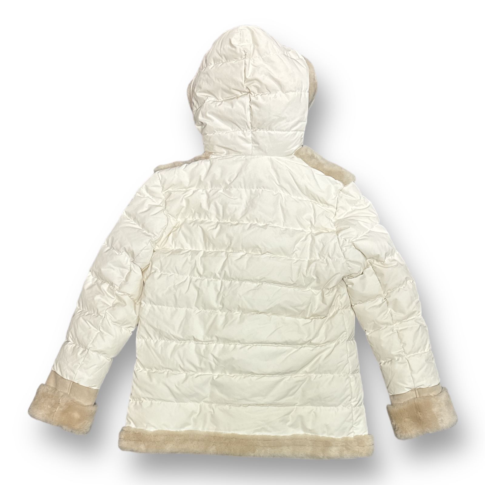 330000円 新品 1PIU1UGUALE3 EMMETI MOUNTON SHORT WRAPHOODED COAT  