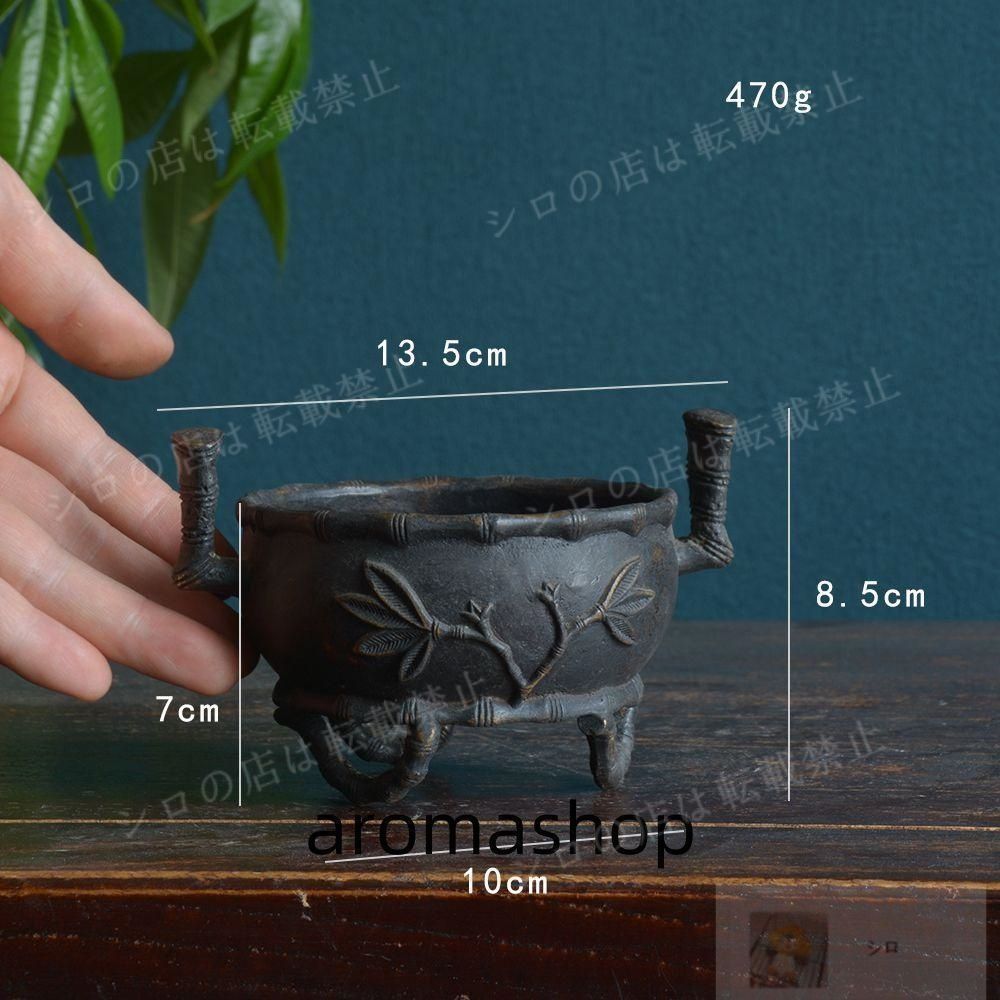 銅炉 香炉【福地洞天】 三足竹節紋香炉 宣徳炉 茶道香道具 工芸品 置物 銅炉 香炉【福地洞天】 三足竹節紋香炉 宣徳炉 茶道香道具 工芸品 置物