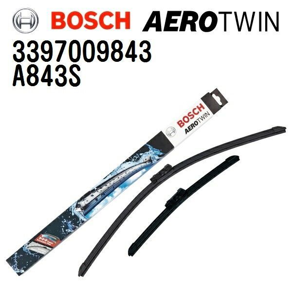 メルセデスベンツ GLCクラス[253] BOSCH(ボッシュ) 輸入車用ワイパーブレード AEROTWIN エアロツイン 2本入 (品番 A843S) 550/550mm 3397009843