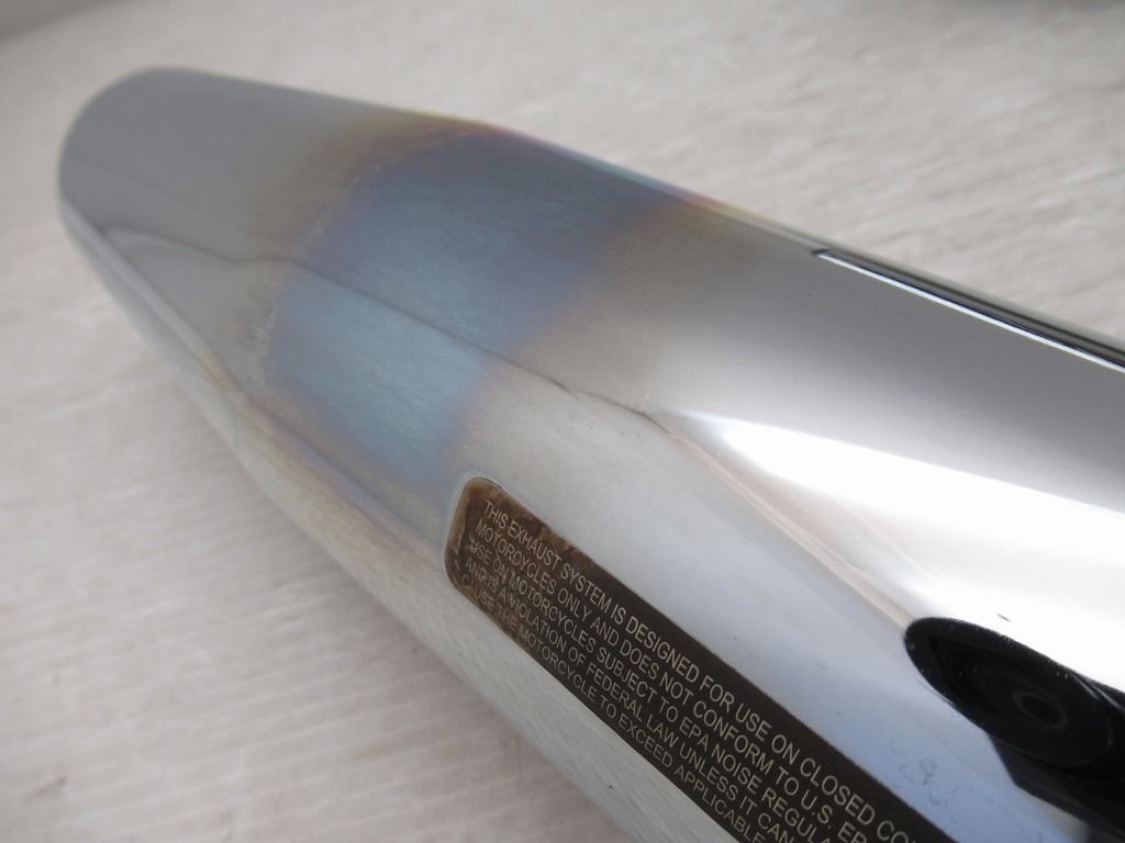 ハーレー ツーリング 17-21 クロームワークス サイレンサー 4.5インチ HP 202640 2018年式 小傷 BRIGHTFACE_UK