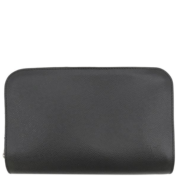 ルイヴィトン LOUIS VUITTON セカンドバッグ バイカル タイガ アルドワーズ シルバー金具 黒  M30182 CE0069【中古】