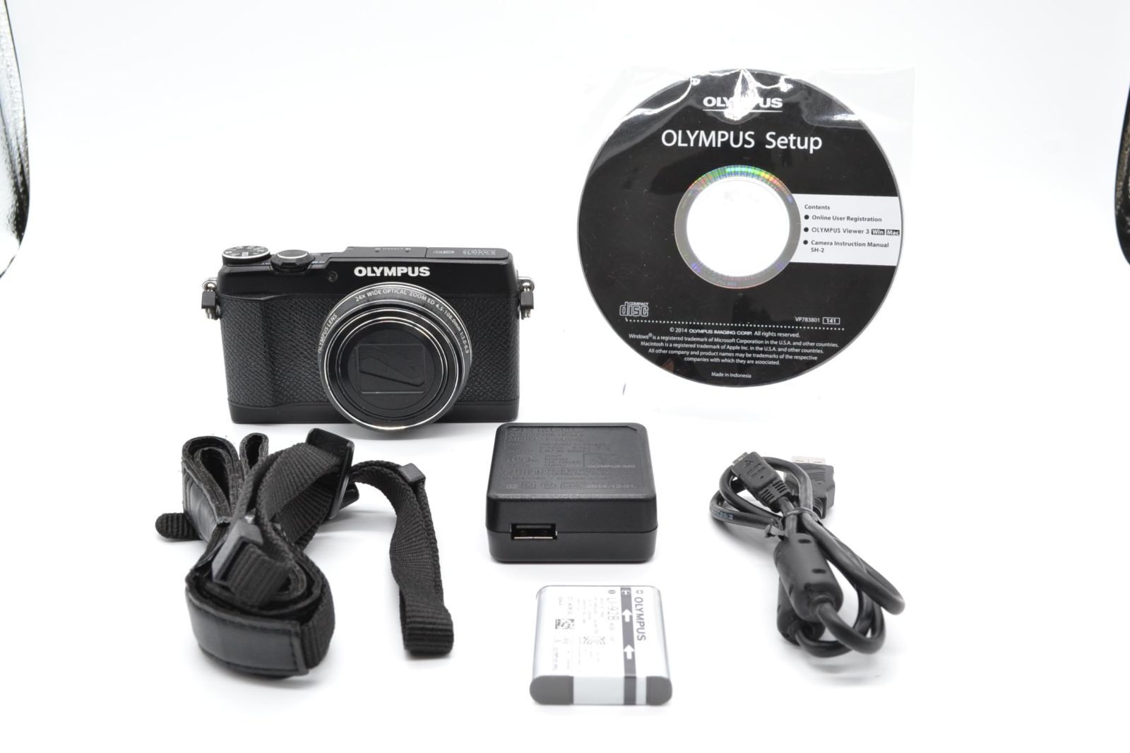 OLYMPUS デジタルカメラ STYLUS SH-2 ブラック 光学式5軸手ぶれ補正