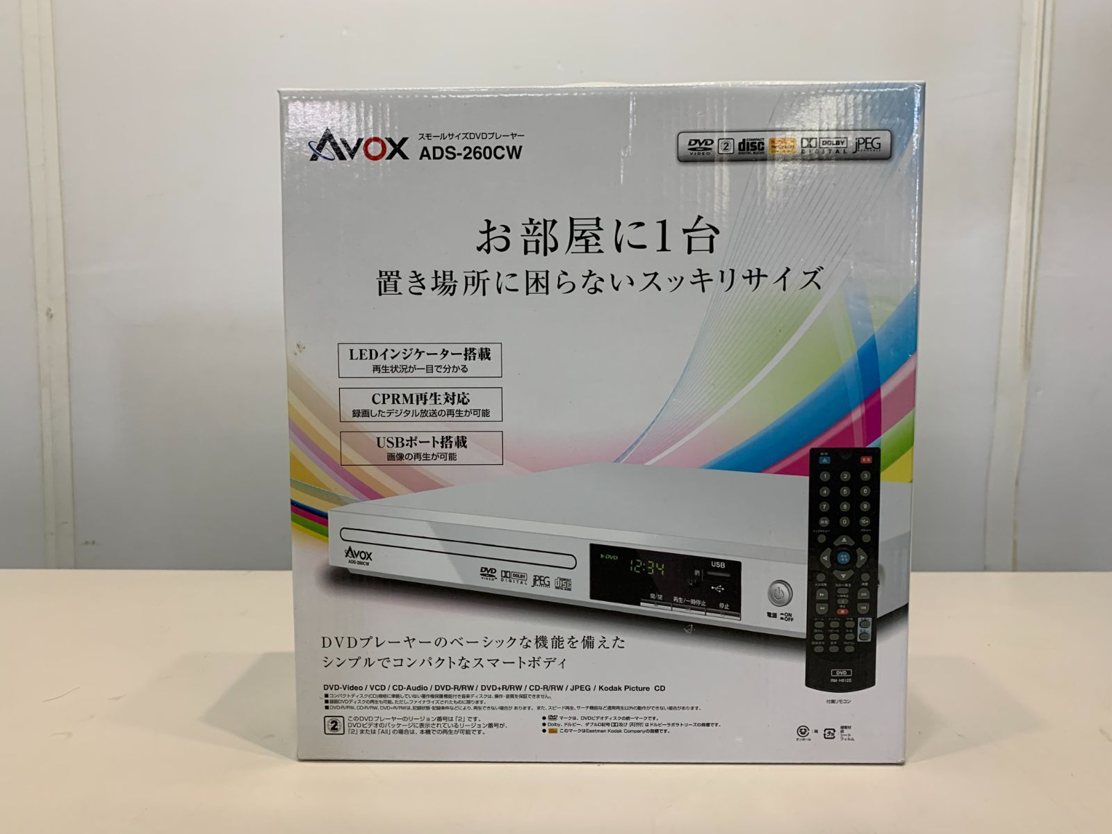 AVOX ADS-260CK DVDプレーヤー再生プレイヤー - プレーヤー