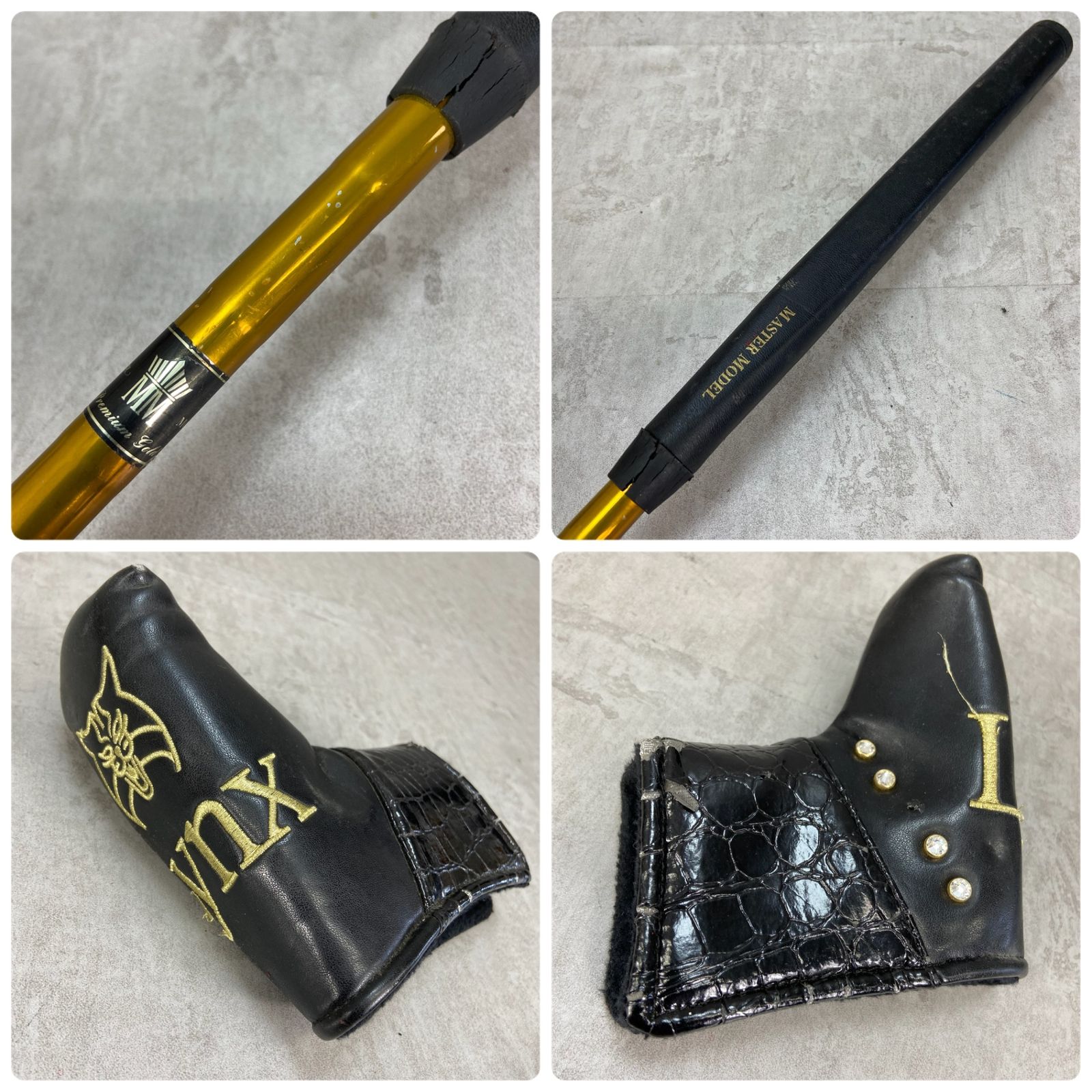 Lynx - Lynx　リンクス　MASTER　MODEL　マスターモデル　メンズゴルフパター　スチール　右利き用　PT　L字　マレット型　34インチ　541g Lynx リンクス MASTER MODEL マスターモデル メンズゴルフパター