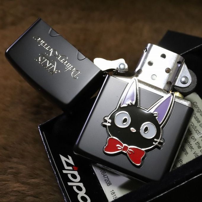 ZIPPO 魔女の宅急便 ジジ ジッポ 黒 カワイイジッポ ネコ キャット 猫 