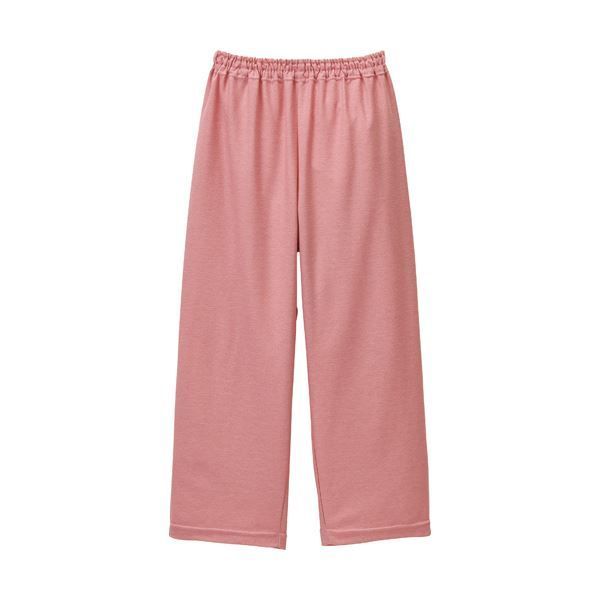 トンボ らくらく八分丈パンツクレープ防縮ニット ピンク Lサイズ CR857-14-L 1着