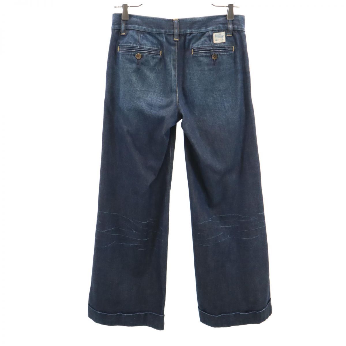 ラルフローレン ボタンフライ ワイド デニムパンツ 7 RALPH
