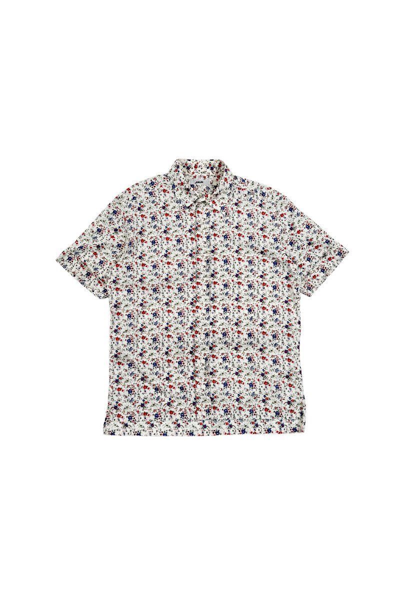 90‘s JUN MEN flower shirt ジュンメン 半袖シャツ 花柄 総柄 ヴィンテージ 単品