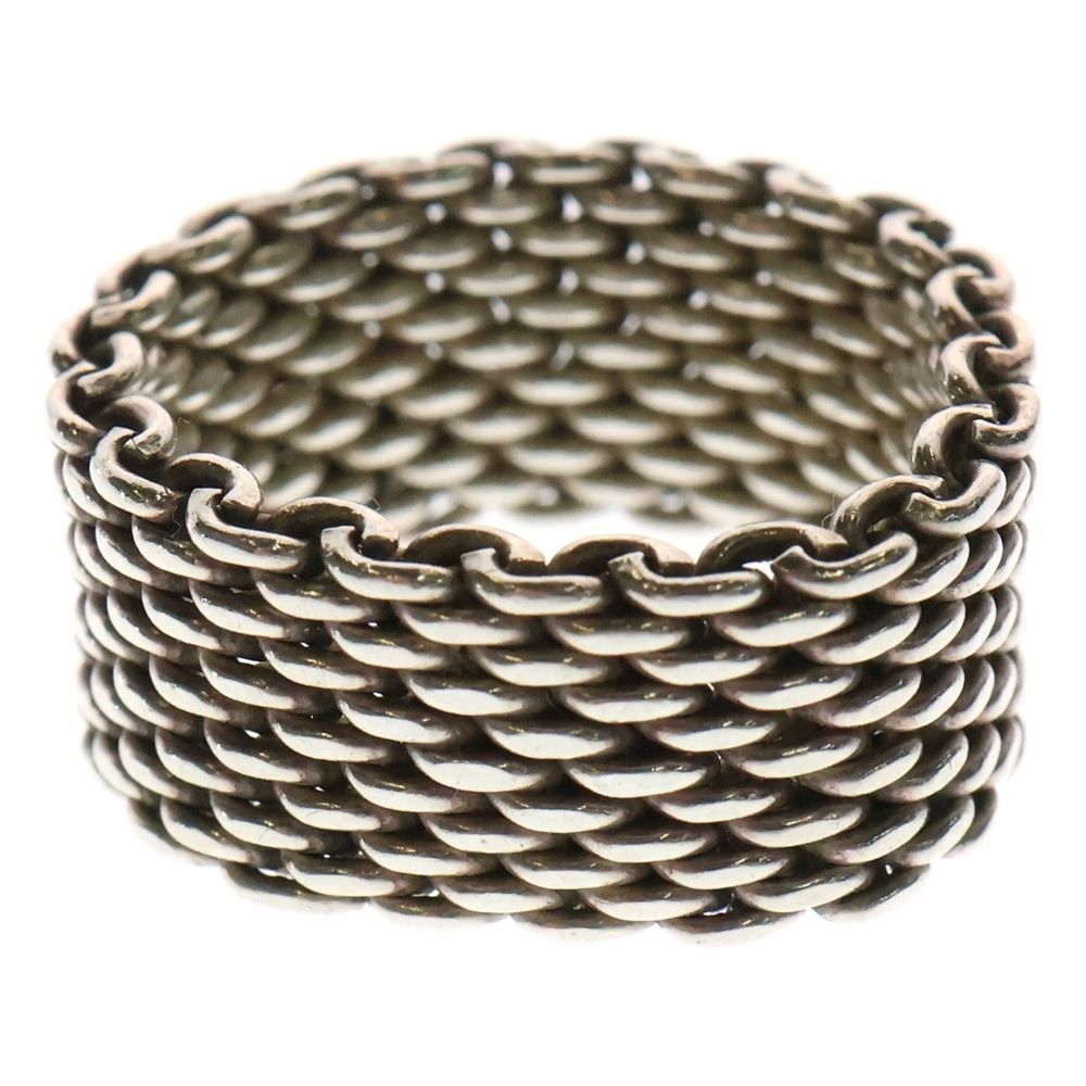 t*o様 Tiffany＆Co.　ティファニー　サマセット　リング　SV925 楽天市場】ティファニー サマセット メッシュ リング シルバー