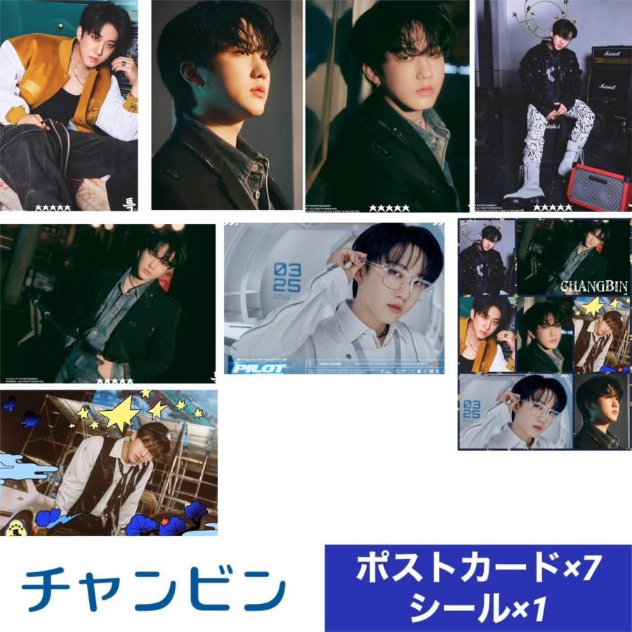 チャンビン StrayKids ストレイキッズ スキズ ポストカードセット