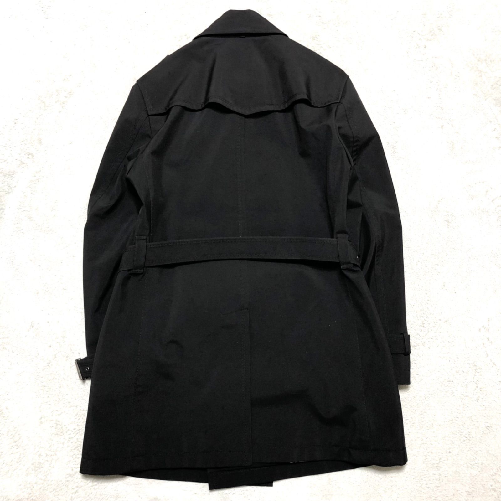 Burberry ブラックレーベル 黒 ダブルブレスト トレンチコート