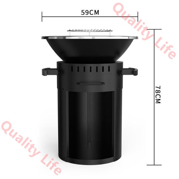 庭園用囲炉裏暖房バーベキュー炉立式薪ストーブ 暖炉ガーデンストーブ