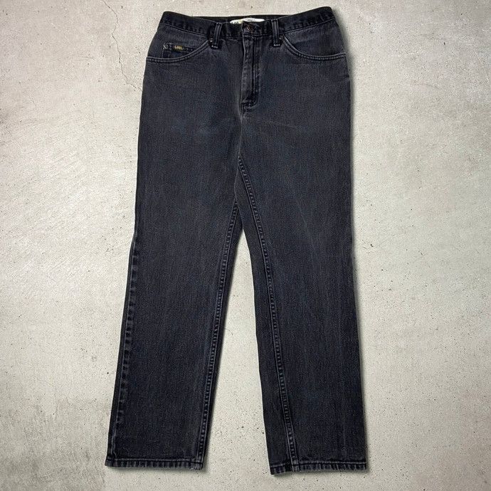 00年代 Lee リー ブラックデニムパンツ REGULAR FIT メンズW33