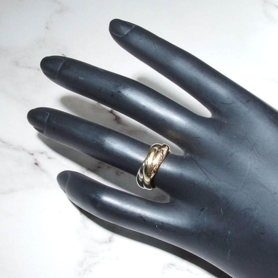 Cartier　トリニティリング　50 廃盤レア 楽天市場】カルティエ トリニティ #50の通販
