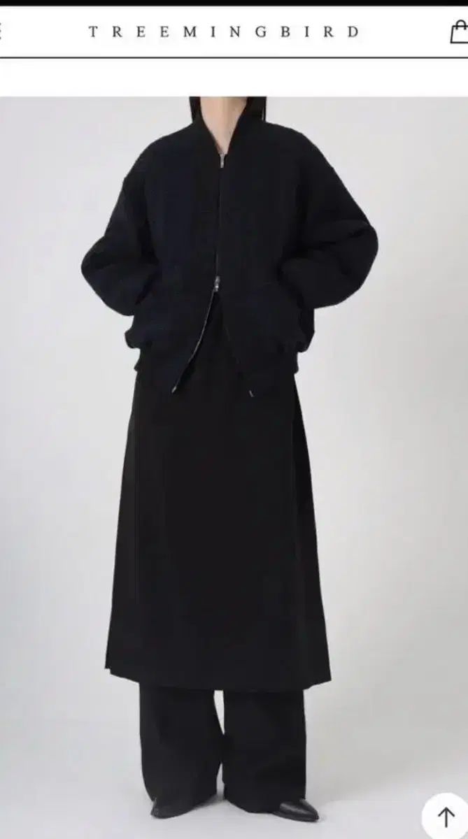 TREEMINGBIRD ツイード ブルゾン 黒 販売しています