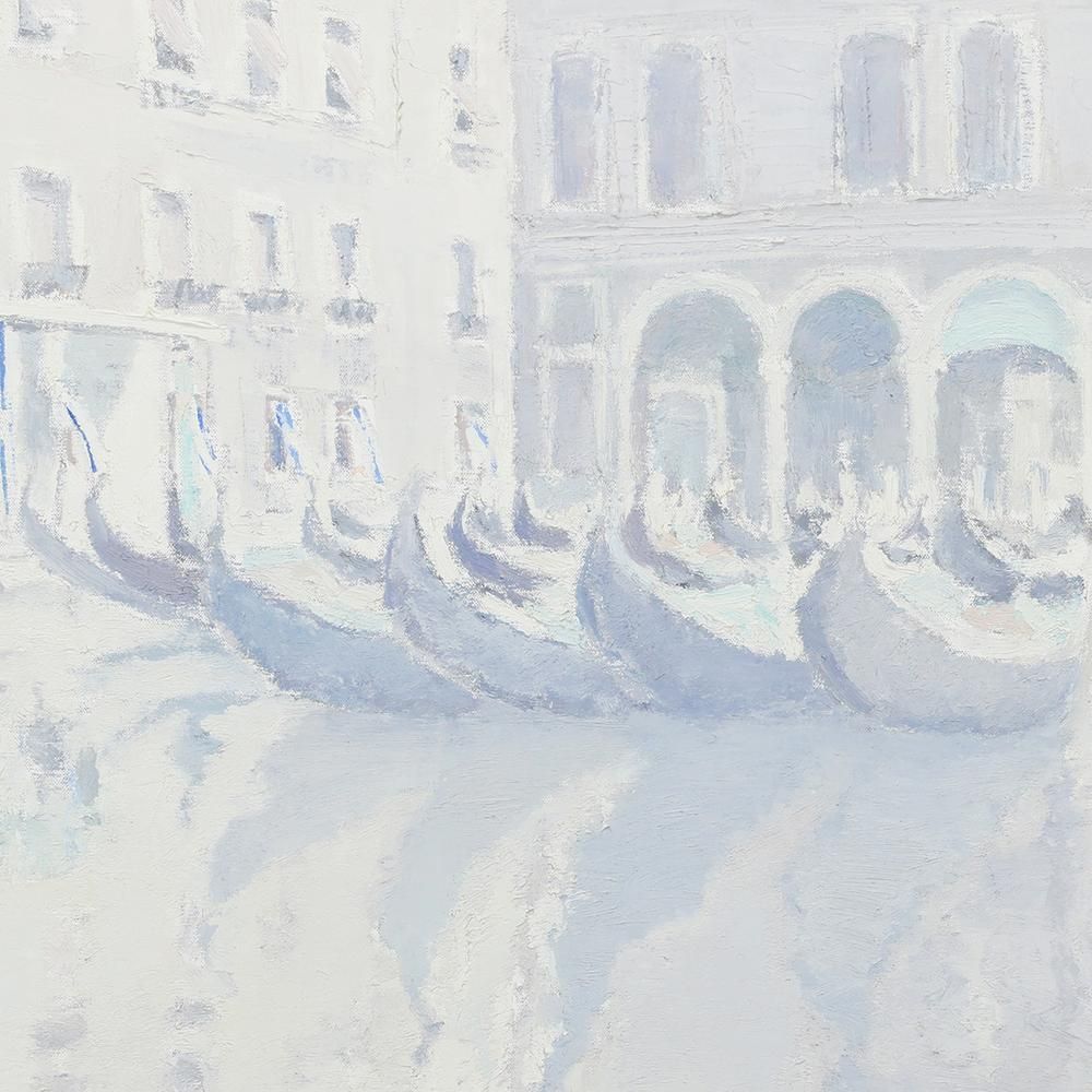 真作】【WISH】飯尾剛史 日本画 絹本 山里に漂う懐かしさと