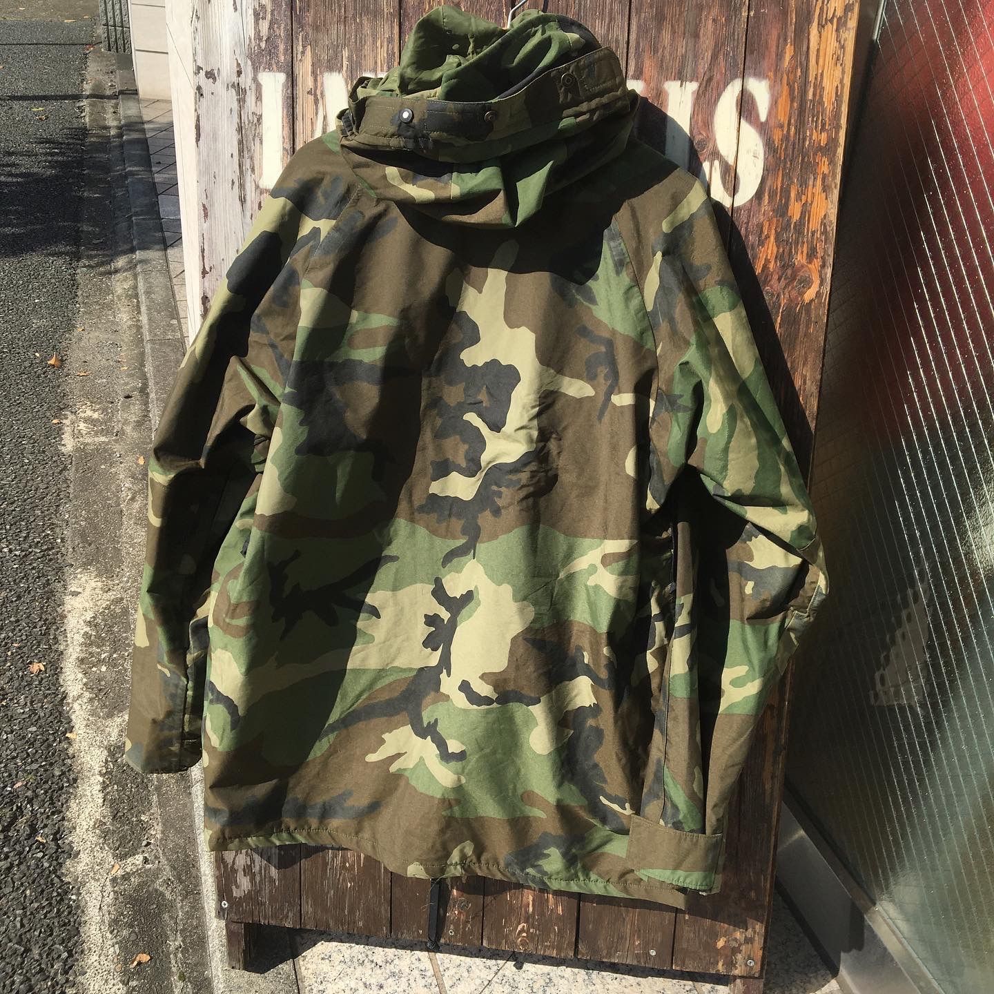 90's【U.S.ARMY】初期型 米軍 ECWCS Gen1 Goretex Parka ゴアテックス 防水 ウッドランド ミリタリーマウンテンパーカー US-US-M Long