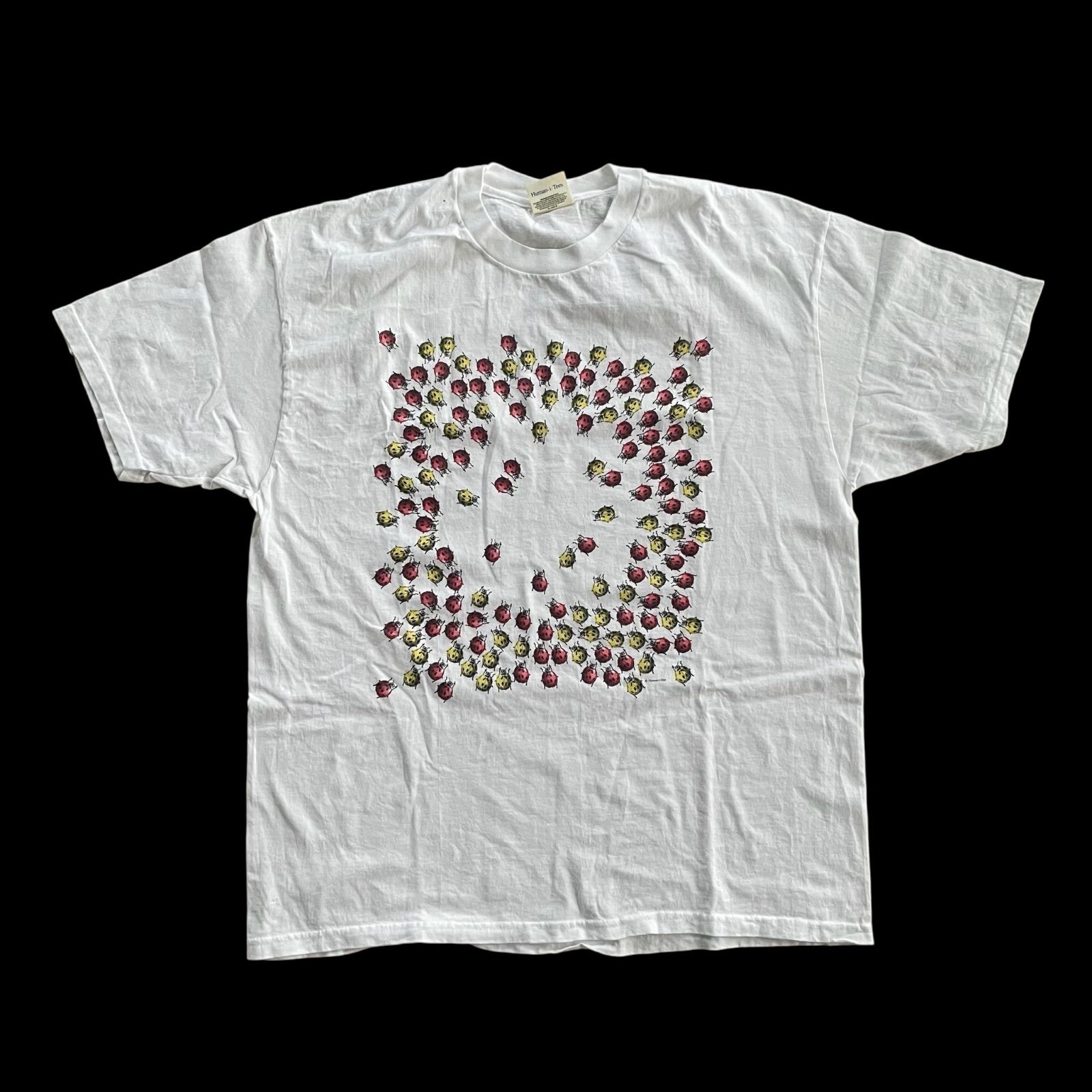 Human i Tees てんとう虫 ピースマーク 90s〜 【Human-i-Tees】 ヒューマニティーズ てんとう虫 ピース