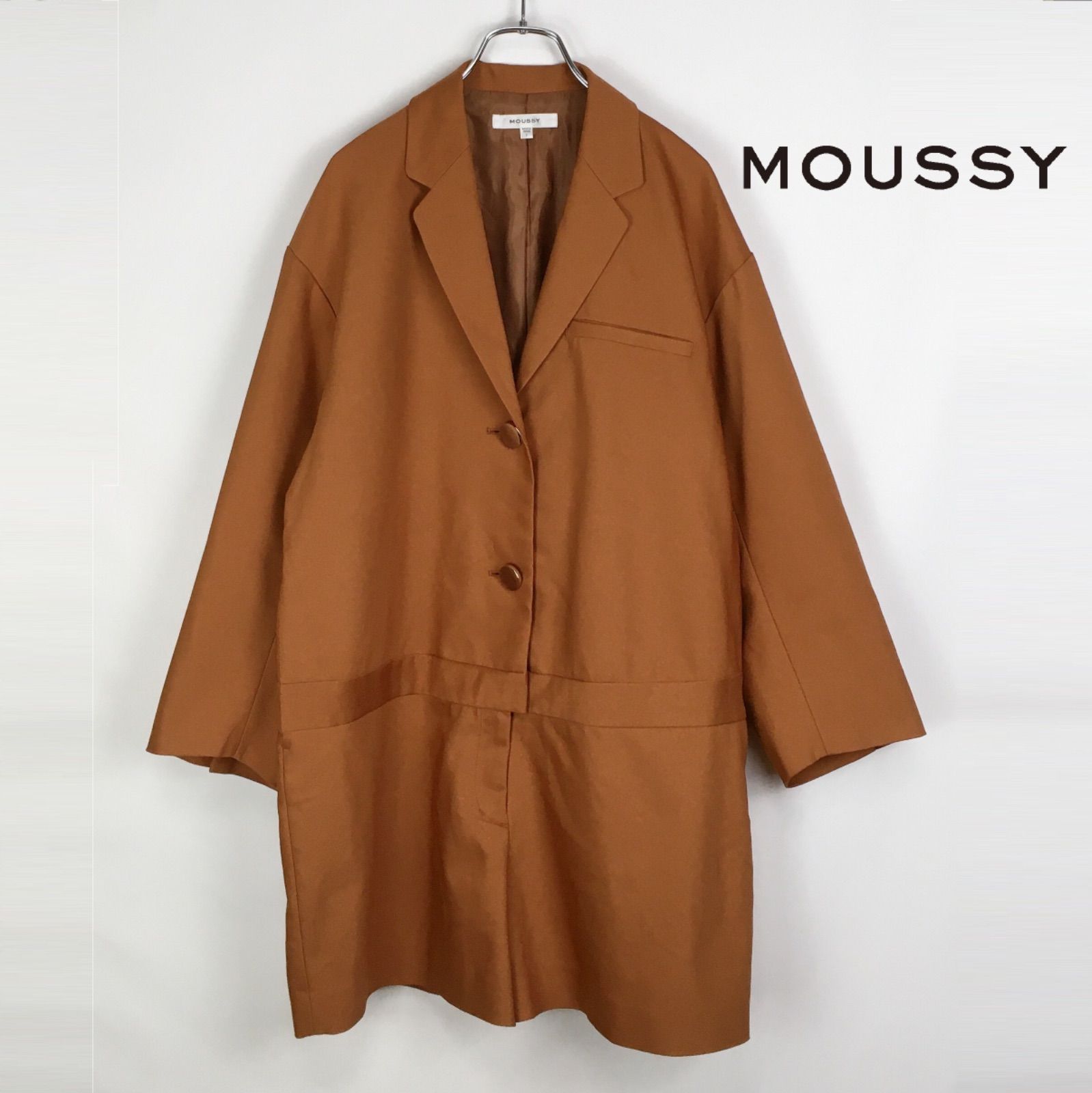 MOUSSY☆ JACKET LIKE オールインワン☆ 茶 - メルカリ