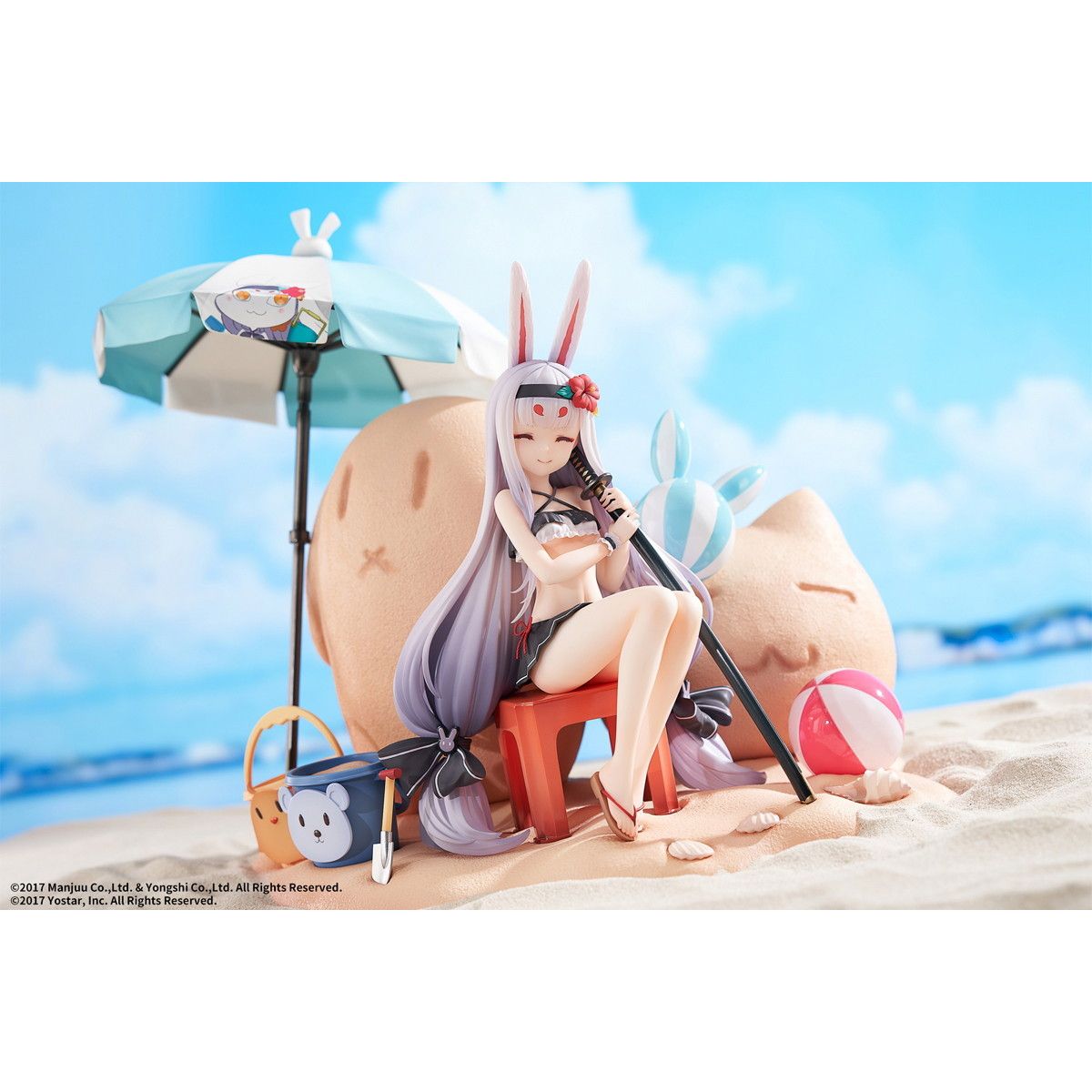 島風　小休憩のサマーアイランドVer.　DX版　1/7　フィギュア　エレガント アズールレーン 島風 小休憩のサマーアイランドVer. 通常版 1/7
